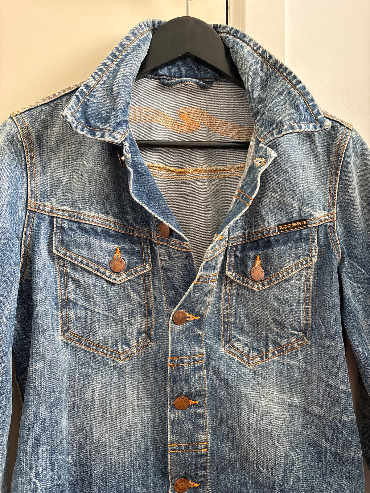 Nudie Denimjakke «S»